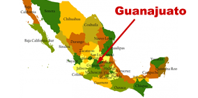 Guanajuato Map