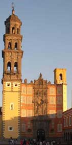 Pretty Church in Puebla, Mexico